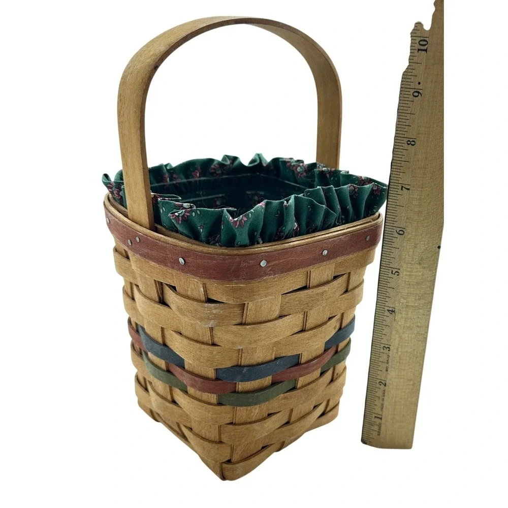 Vintage Longaberger Shades of Autumn Bittersweet Basket 1992‎ Liner Protector